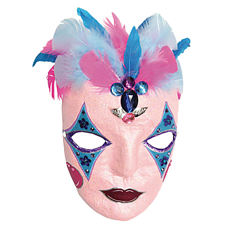 Creativity Street Papier Mache Masks 8 x 5 14 Tan Pack Of 12