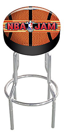 Arcade1Up NBA JAM Arcade Stool, Multicolor/Chrome