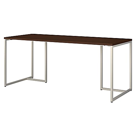 kathy ireland® Office by Bush Business Furniture Method Table Desk, 72"W, Century Walnut, Standard Delivery