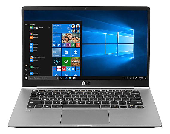 LG gram Z990 Laptop, 14" Touch Screen, Intel® Core™ i7, 16GB Memory, 256GB Solid State Drive, Windows® 10, 14Z990-R.AAS7U1