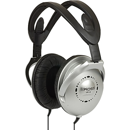 Koss Wired Stereo Headphones, Silver, UR18