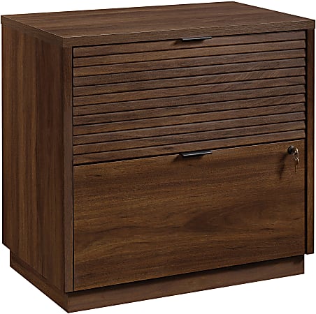 Sauder® Englewood 19"D Lateral 2-Drawer File Cabinet, Spiced Mahogany