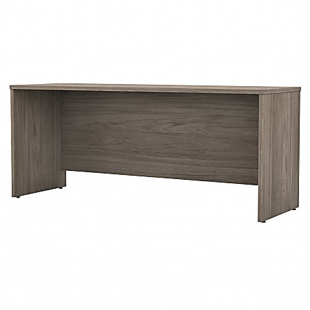 Bush® Business Furniture Studio C 72"W Credenza Desk, Modern Hickory, Standard Delivery