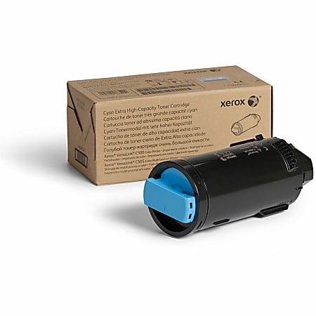 Xerox Genuine Xerox® VersaLink® C500 Color Printer, C505 Color Multifunction Printer Cyan, Extra High capacity Toner Cartridge (9000 Pages)