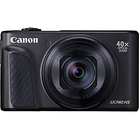 Canon PowerShot SX740 HS 20.3 Megapixel Compact Camera Black