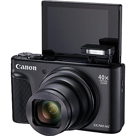Canon PowerShot SX740 HS 20.3 Megapixel Compact Camera Black