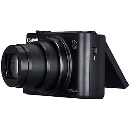 Canon PowerShot SX740 HS 20.3 Megapixel Compact Camera Black Canon PowerShot SX740 HS 20.3 Megapixel Compact Camera Black