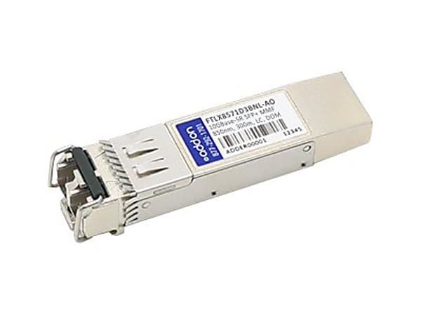 AddOn Finisar FTLX8571D3BNL Compatible TAA Compliant 10GBase-SR SFP+ Transceiver (MMF, 850nm, 300m, LC, DOM)