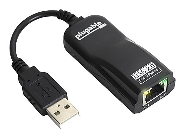 Plugable USB2-E100 - Network adapter - USB 2.0 - 10/100 Ethernet