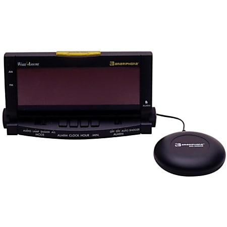 Clarity Alarm Clock with Bed Shaker and Lamp Flasher - Digital - Quartz