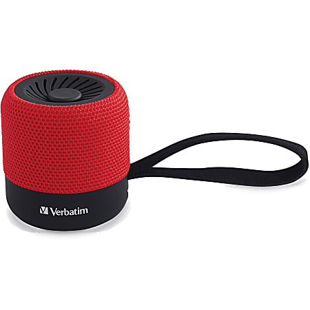 Verbatim Bluetooth Speaker System - Red - 100