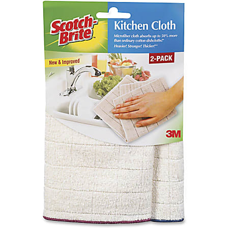 Scotch-Brite® Kitchen Cleaning Cloths, Pack Of 2