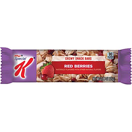 Special K&reg Cereal Bar Red Berries - Red Berry, Oat - 12 / Box