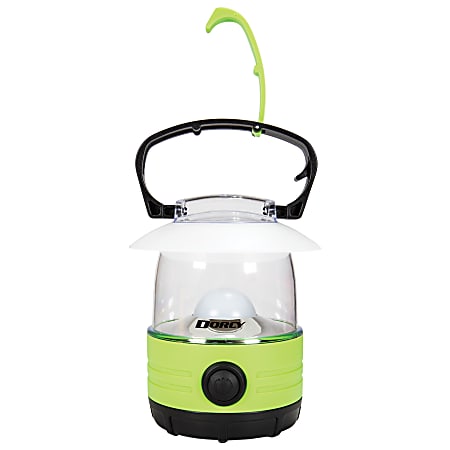 Dorcy Adventure Series 1W Portable Rechargeable Mini LED Lantern, 6-11/16”H x 4-1/4”W x 4-1/4”D, Green.
