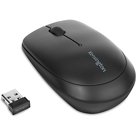 Kensington Pro Fit Wireless Mobile Mouse - Black - Laser - Wireless - Radio Frequency - Black - USB - 75228