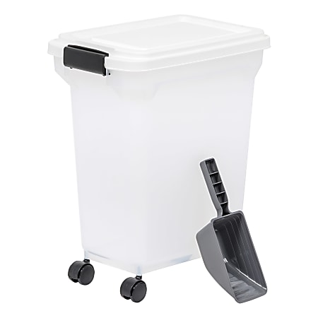 Iris Airtight Container, 28 Qt, White