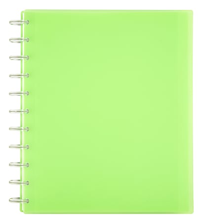 TUL™ Custom Note-Taking System Discbound Student Notebook, Letter Size, 3-Subject, Lime Green