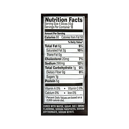 Hormel Black Label Fully Cooked Bacon 9.5 Oz Pack Of 72 ...