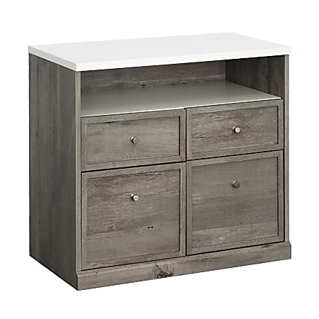 Sauder Craft Pro Series® 33"W Storage Cabinet With Drawers, Mystic Oak®