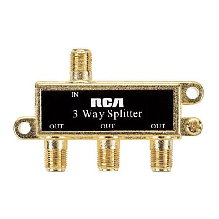 RCA 3-Way Deluxe Signal Splitter