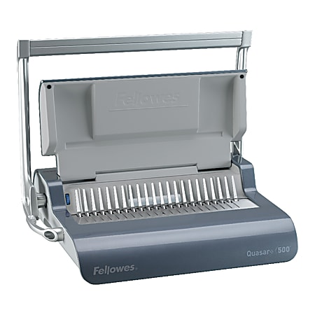Fellowes Quasar 500 Manual Comb Binding Machine 500 Sheet Capacity