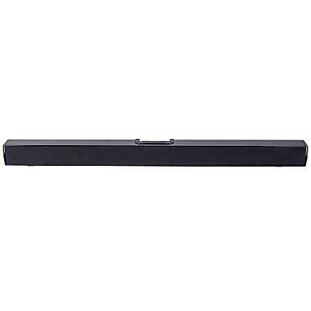 Emerson EHS-2000 6W Bluetooth 2.0-Channel Sound Bar With Remote, 2-5/16”H x 2-5/16”W x 32”D, Black