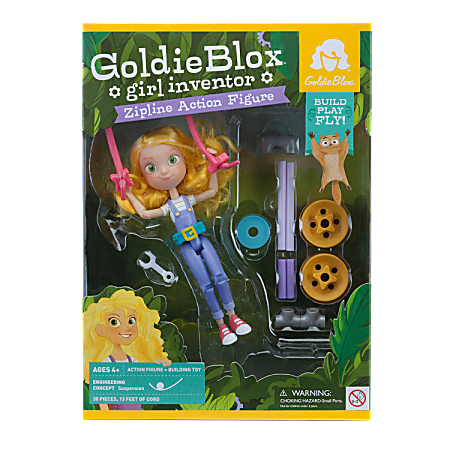 GoldieBlox Zipline Action Figure Sets, Case Of 6