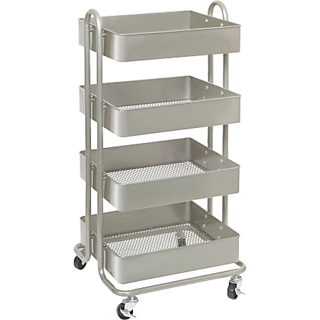 Office Depot, Metal Storage Shelves With Baskets