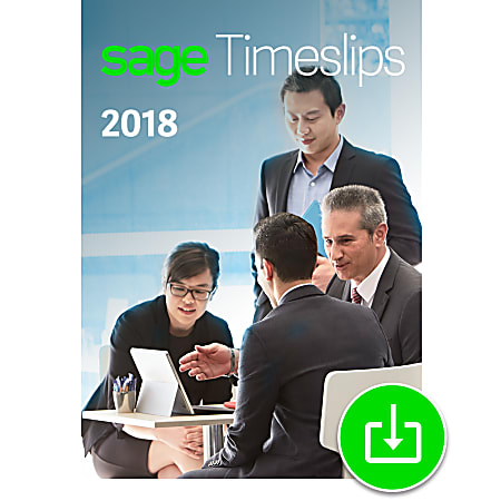 Sage Timeslips 2018 Sage Timeslips 2018 Time and Billing 4-User (Windows)