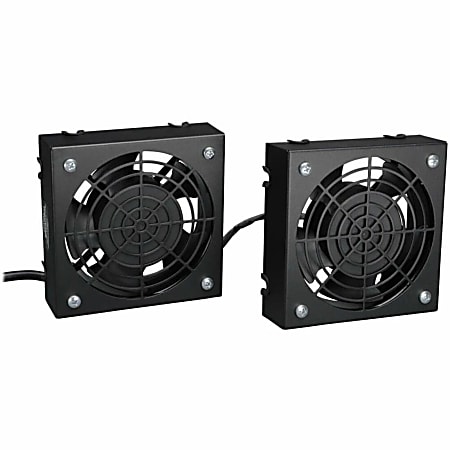 Eaton Tripp Lite Series SmartRack Wall-Mount Roof Fan Kit - Dual 230V High-Performance Fans, 210 CFM, 3 ft. (0.91 m) Cord, C14 Input - 210 CFM - 50 dB Noise