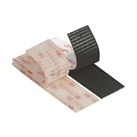 3M™ Dual Lock™ Fasteners, 1" x 4.9 Yd., Black, Pack Of 5 Rolls