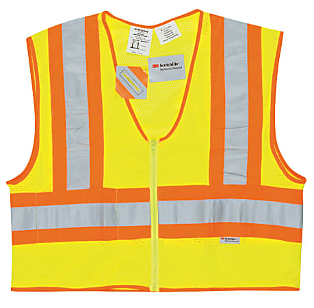 River City Luminator Class II Flame Resistant Vest, Large, Fluorescent Lime