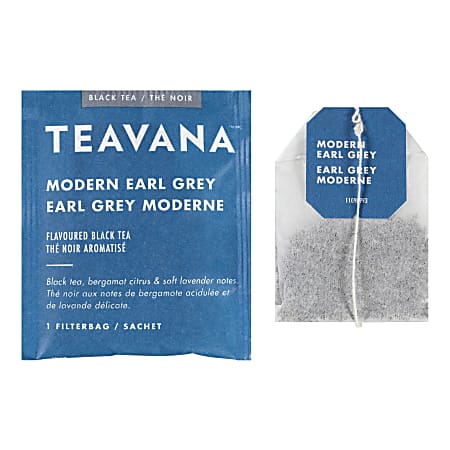 Teavana Modern Earl Grey Tea Bags, 0.09 Oz, Box Of 24