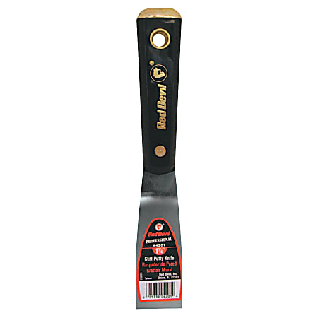 Red Devil 4200 Professional Series Putty Knife, 1-1/2", Black