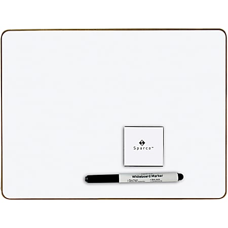 Sparco Dry-Erase Board Kit, 12" x 9", White, Case Of 12