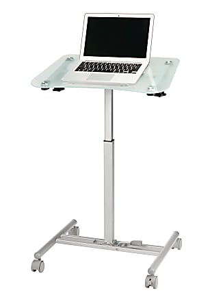 Realspace® Laptop Cart, Clear