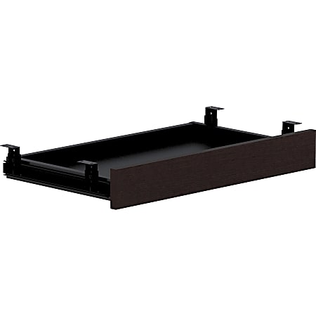 Lorell® Essentials Center Drawer, 5-1/8"H x 28-3/8"W x 16-3/4"D, Espresso