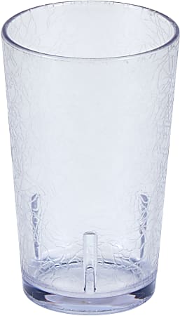 Cambro Del Mar Styrene Tumblers, 8 Oz, Clear, Pack Of 36 Tumblers