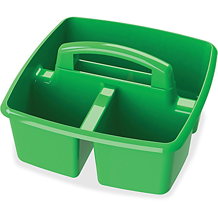 Storex Classroom Storage Bin, 5-1/2 Gallon, Green 