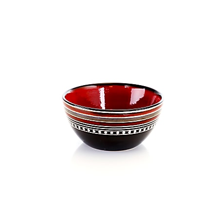 Gibson Elite Cafe Versailles 16 Piece Dinnerware Set Red Office