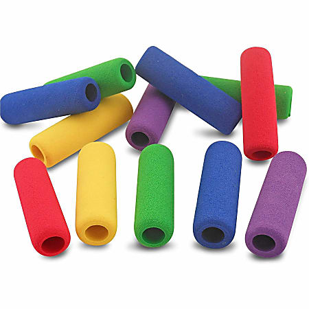 The Pencil Grip Soft Foam Grips, Assorted, Pack Of 12