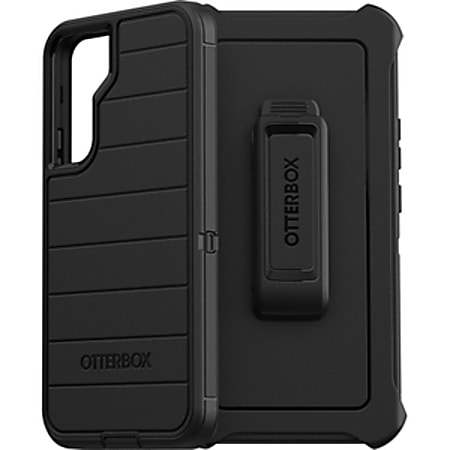 OtterBox Defender Series Pro Rugged Carrying Case (Holster) Samsung Galaxy S22+ Smartphone - Black - 7786576