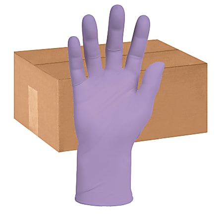 Kimberly-Clark Professional Lavender Nitrile Exam Gloves - 9.5" - Small Size - For Right/Left Hand - Lavender - Latex-free, Textured Fingertip, Beaded Cuff - For Laboratory Application - 2500 / Carton - 2.8 mil Thickness - 9.50" Glove Length