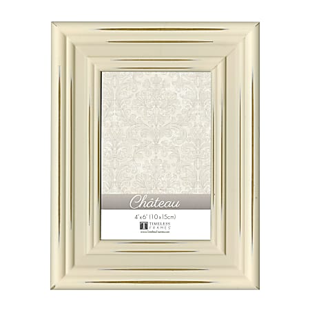 Timeless Frames® Chateau Frame, 4" x 6", Cream