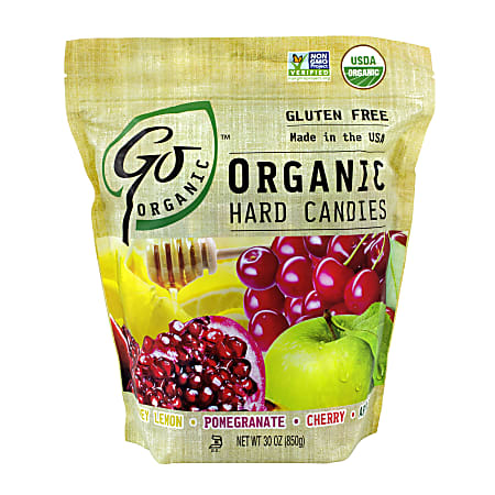 Organic Hard Candies, 30 Oz Tub