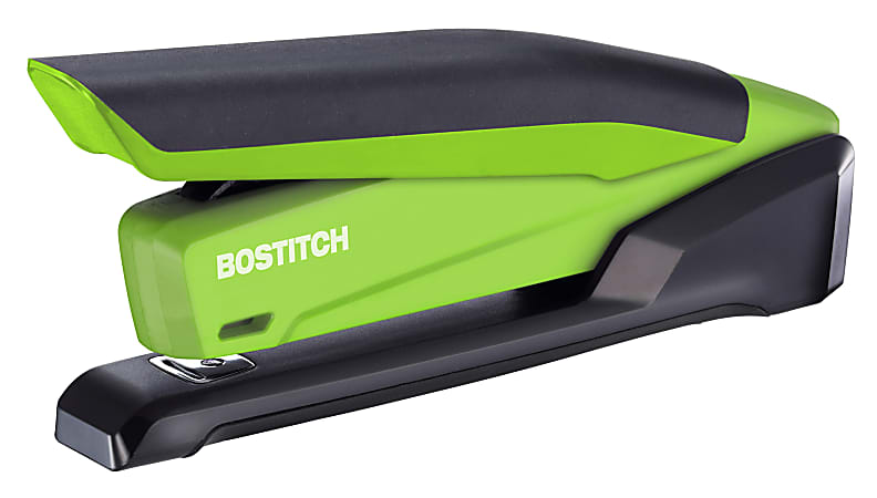 PaperPro InPower™ Spring-Powered Desktop Stapler With Antimicrobial Protection, 20-Sheet Capacity, Green