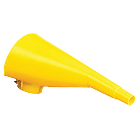 Eagle F-15 Plastic Funnel For Type I Safety Cans, 9", Yellow