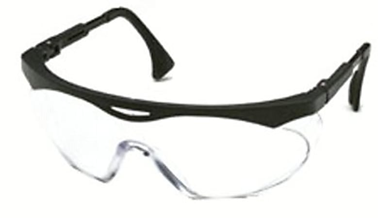 Skyper Eyewear, Clear Lens, Polycarbonate, Ultra-dura, Black Frame
