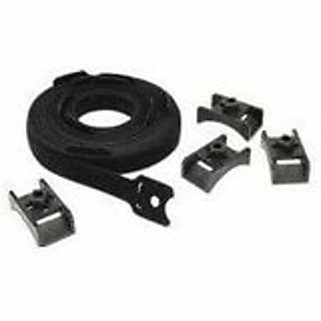 APC Toolless Hook and Loop Cable Manager - Cable Bundler - Black - 10 - 0U Rack Height - TAA Compliant