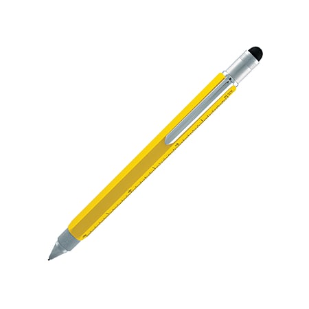 Monteverde® One Touch Tool Pencil, 0.9 mm, #2 Soft, Yellow Barrel, Black Lead